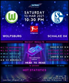 Wolfsburg vs  Schalke 04