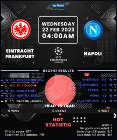 Eintracht Frankfurt vs Napoli