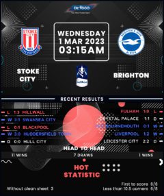 Stoke City vs Brighton & Hove Albion