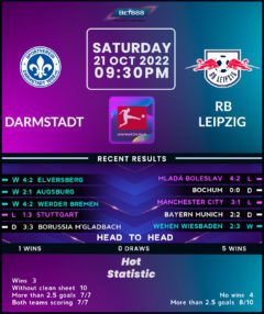 Darmstadt vs RB Leipzig