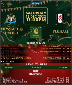 Newcastle United vs Fulham