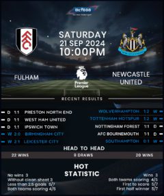 Fulham vs Newcastle United